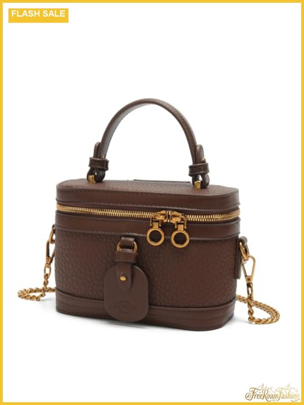 Mini Crossbody Bag Faux Leather Box Purse with Detachable Strap
